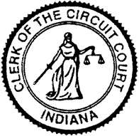 Clerk of the Circuit Court Indiana Seal